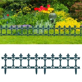 Lawn Edgings 16 pcs Green 393.7" PP