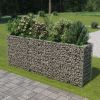 Gabion Raised Bed Galvanized Steel 106.3"x19.7"x39.4"
