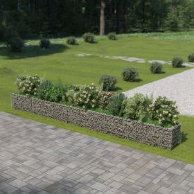 Gabion Raised Bed Galvanized Steel 212.6"x19.7"x19.7"