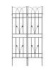 4 Pack Metal Garden Trellis 71" x 17.7" Rustproof Trellis for Climbing Plants Outdoor Flower Support Black