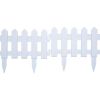 Lawn Edgings 25 pcs White 393.7" PP