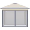 Outsunny 11' x 11' Pop Up Canopy Tent with Netting and Carry Bag, Instant Gazebo Sun Shelter, Tents for Parties with 121 Square Feet of Shade