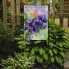 New Jersey Violet in Watercolor Garden Flag Mailbox Flag Decorative Yard Flag Banner Outside Patio Artwork Yard Flower Beds, Garden Size, Multicolor