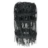 Garden Border Fence Powder-coated Iron 32.8'x1.3'
