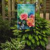 New York Roses in Watercolor Garden Flag Mailbox Flag Decorative Yard Flag Banner Outside Patio Artwork Yard Flower Beds, Garden Size, Multicolor