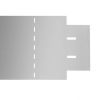 Set of 20 Flexible Lawn Fence Galvanized Steel 39.4" x 5.5"