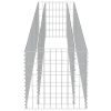 Gabion Raised Bed Galvanized Steel 106.3"x19.7"x19.7"