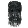 Garden Border Fence Powder-coated Iron 82'x1.3'