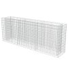 Gabion Raised Bed Galvanized Steel 106.3"x19.7"x39.4"