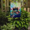 Treasure Chest Garden Flag Mailbox Flag Decorative Yard Flag Banner Outside Patio Artwork Yard Flower Beds, Garden Size, Multicolor