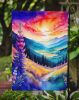 Annual Larkspur in Color Garden Flag Mailbox Flag Decorative Yard Flag Banner Outside Patio Artwork Yard Flower Beds, Garden Size, Multicolor