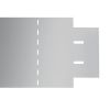 Set of 15 Flexible Lawn Fence Galvanized Steel 39.4" x 5.5"