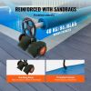 VEVOR Pool Cover Reel, Aluminum Solar Cover Reel 14 ft, Inground Swimming Pool Cover Reel Set with Rubber Wheels and Sandbags