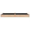Garden Raised Bed with Liner 94.5"x47.2"x9.8" Solid Wood Fir