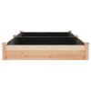 Garden Raised Bed with Liner 94.5"x47.2"x9.8" Solid Wood Fir