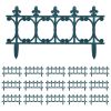 Lawn Edgings 16 pcs Green 393.7" PP