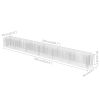 Gabion Raised Bed Galvanized Steel 212.6"x19.7"x19.7"