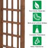 Free shipping 7FT  Beautiful And Practical Garden Arch Dark Brown YJ