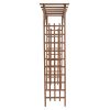 Free shipping 7FT  Beautiful And Practical Garden Arch Dark Brown YJ