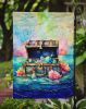 Treasure Chest Garden Flag Mailbox Flag Decorative Yard Flag Banner Outside Patio Artwork Yard Flower Beds, Garden Size, Multicolor