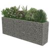 Gabion Raised Bed Galvanized Steel 106.3"x19.7"x39.4"