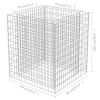 Gabion Raised Bed Galvanized Steel 35.4"x35.4"x39.4"
