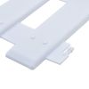 Lawn Edgings 25 pcs White 393.7" PP
