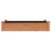 Garden Raised Bed with Liner Brown 47.2"x23.6"x9.8" Solid Wood Fir