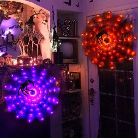 Halloween Lights Decorations , Waterproof Fairy Halloween Lights Outdoor, Indoor Halloween Decorations for Party Yard Room Decorations (Color: purple)